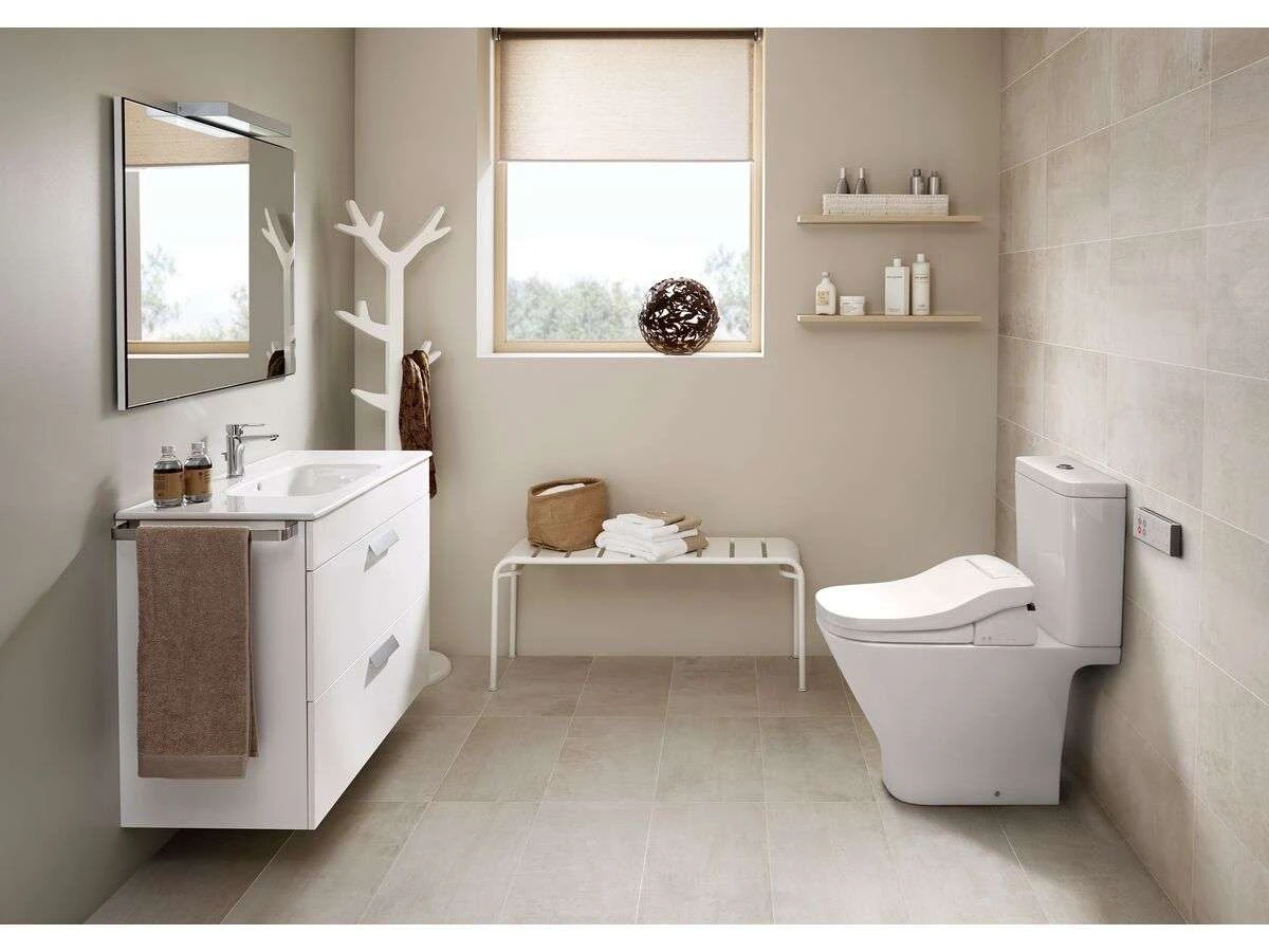 Web 1200x900 Roca Multi Clean Premium Bidet Seat White